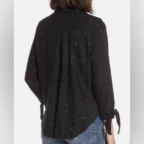 RAILS Robyn Embroidered Stars Button Down Top - Picture 3 of 11